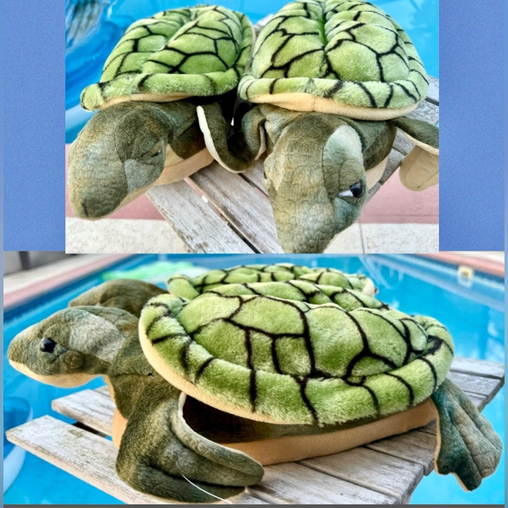 COMFY FEET TYRA THE TURTLE SLIPPERS SIZE L